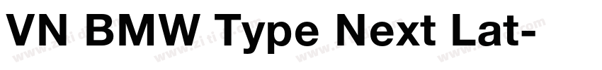 VN BMW Type Next Lat字体转换